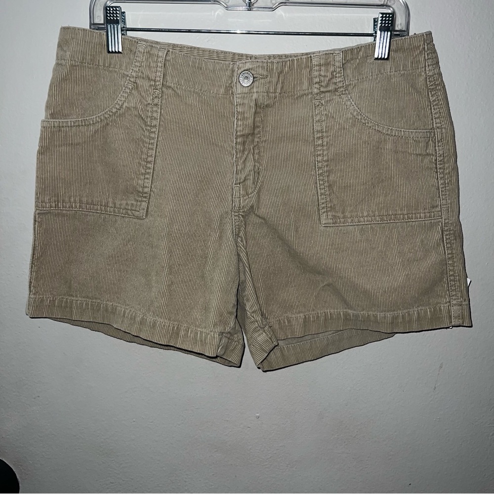 Vintage 1990s Unionbay Tan Corduroy Shorts Size 11